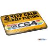 Rustic Keep Calm, Keep Playing THE C64 Yellow Tone Mouse Mat [309]