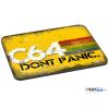 Rustic New Look Commodore C64 LOGO Don't Panic Design Mouse Mat [545]