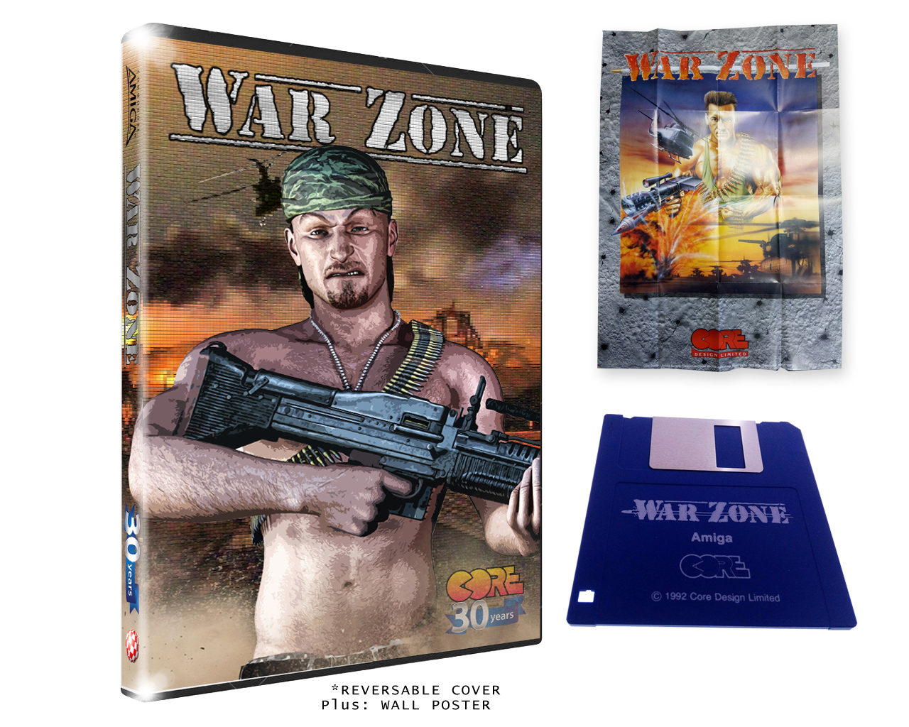 WarZone for Amiga - 30th Anniversary [AMIGA DISK]