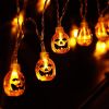 Jack-O-Lantern Pumpkin Halloween String Lights