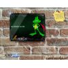 Modern yet Rustic SUPERFROG with AMIGA Logo - Metal Sign