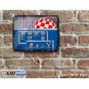 Amiga Boing Ball & Workbench 1.3 Rustic - Metal Sign