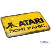 Rustic ATARI LOGO - DON'T PANIC Off Yellow Mouse Mat [346]