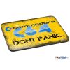 Rustic Commodore 64 - DON'T PANIC Off Yellow Mouse Mat [347]