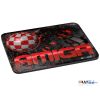 Rustic Bright RED AMIGA TEXT Eye-Catching Red Cubes Mouse Mat [434]