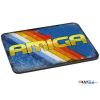 Rustic Yellow AMIGA Text Retro Coloured Stripes Mouse Mat [476]