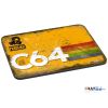 Rustic Cool Re-Designed Commodore C64 LOGO Yellow Pandemic Design Mouse Mat [543]