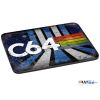 Rustic New Look Commodore C64 LOGO Blue 3D Lines Mouse Mat [555]