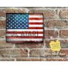 Rustic Classic ATARI LOGO USA Flag Metal Sign [417]