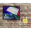 Rustic Classic ATARI ST LOGO Coloured Waves Metal Sign [419]