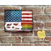 Rustic Pro re-work Commodore C64 LOGO USA Flag Metal Sign [551]