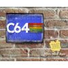 Rustic New Design C64 LOGO Commodore Screengrab Metal Sign [556]