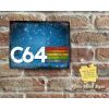 Rustic Re-Imagined Commodore C64 LOGO Teal Computer Circuitry Metal Sign [561]