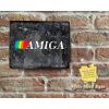 Rustic Reworked Commodore AMIGA LOGO Slate Effect Metal Sign [585]